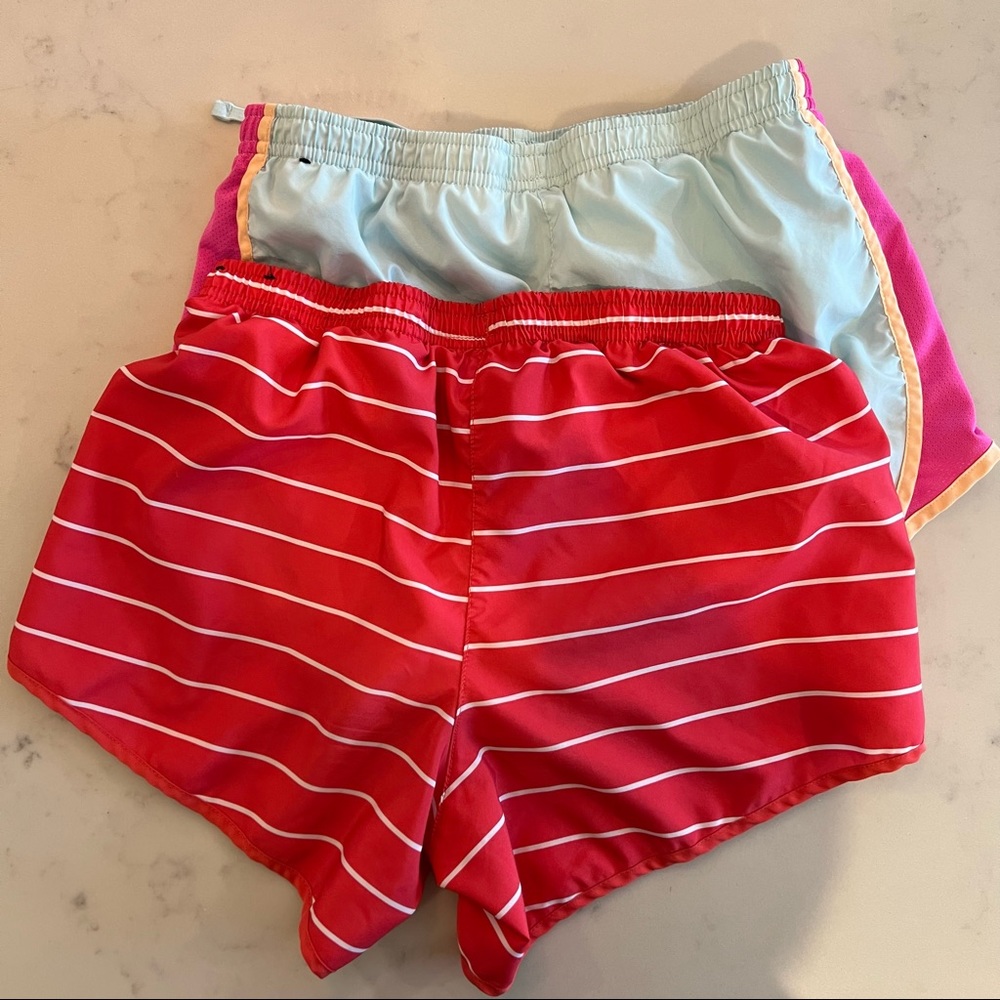 Two Pairs of Nike Shorts - Girls Large (10-12)